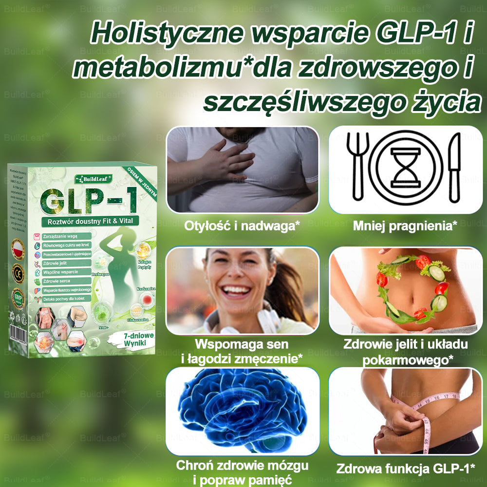 Oficjalny sklep Polska | ☘️☘️STDEI® GLP-1 8-w-1 Fit & Vital Rozwiązanie (Jednorazowe dziennie, widoczne zmiany w ciągu 7 dni) ✅ Otyłość, zdrowie sercowo-naczyniowe, cukrzyca, bezdech senny, zdrowie jelit, problemy ze stawami i inne