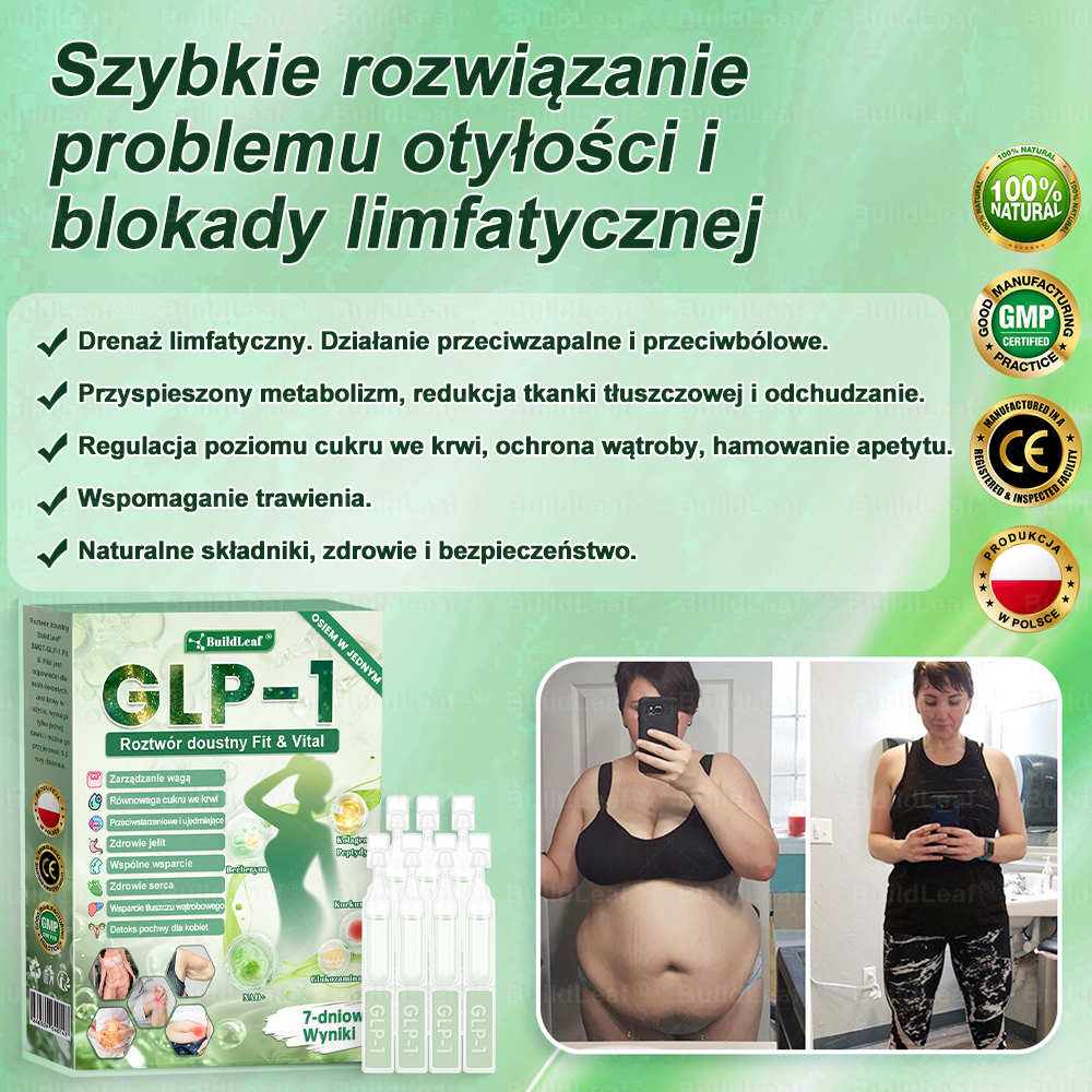 Oficjalny sklep Polska | ☘️☘️STDEI® GLP-1 8-w-1 Fit & Vital Rozwiązanie (Jednorazowe dziennie, widoczne zmiany w ciągu 7 dni) ✅ Otyłość, zdrowie sercowo-naczyniowe, cukrzyca, bezdech senny, zdrowie jelit, problemy ze stawami i inne