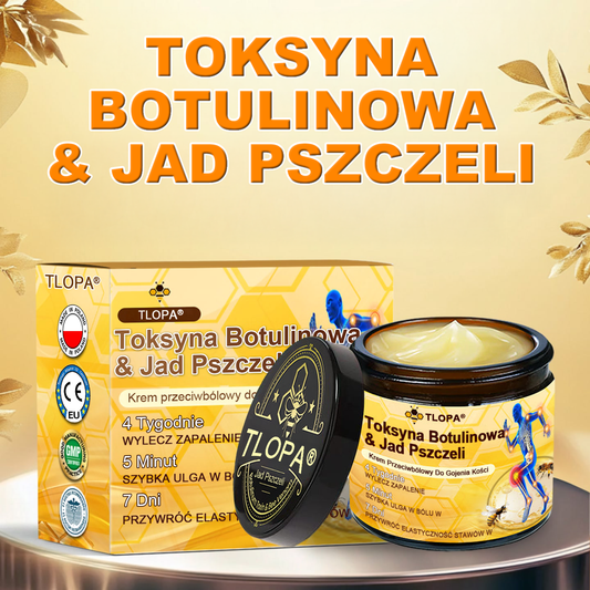 TLOPA® Toksyna botulinowa i jad pszczeli Krem przeciwbólowy do gojenia kości🐝🐝🐝