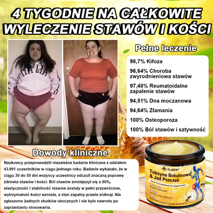 TLOPA® Toksyna botulinowa i jad pszczeli Krem przeciwbólowy do gojenia kości🐝🐝🐝