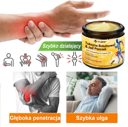 TLOPA® Toksyna botulinowa i jad pszczeli Krem przeciwbólowy do gojenia kości🐝🐝🐝