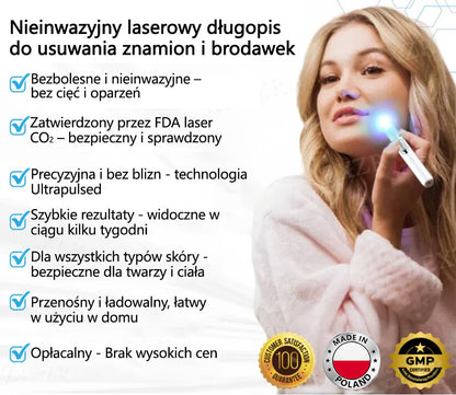 Cvreoz® nowy nieinwazyjny laser do usuwania pieprzyków i brodawek 🎉🎉🎉