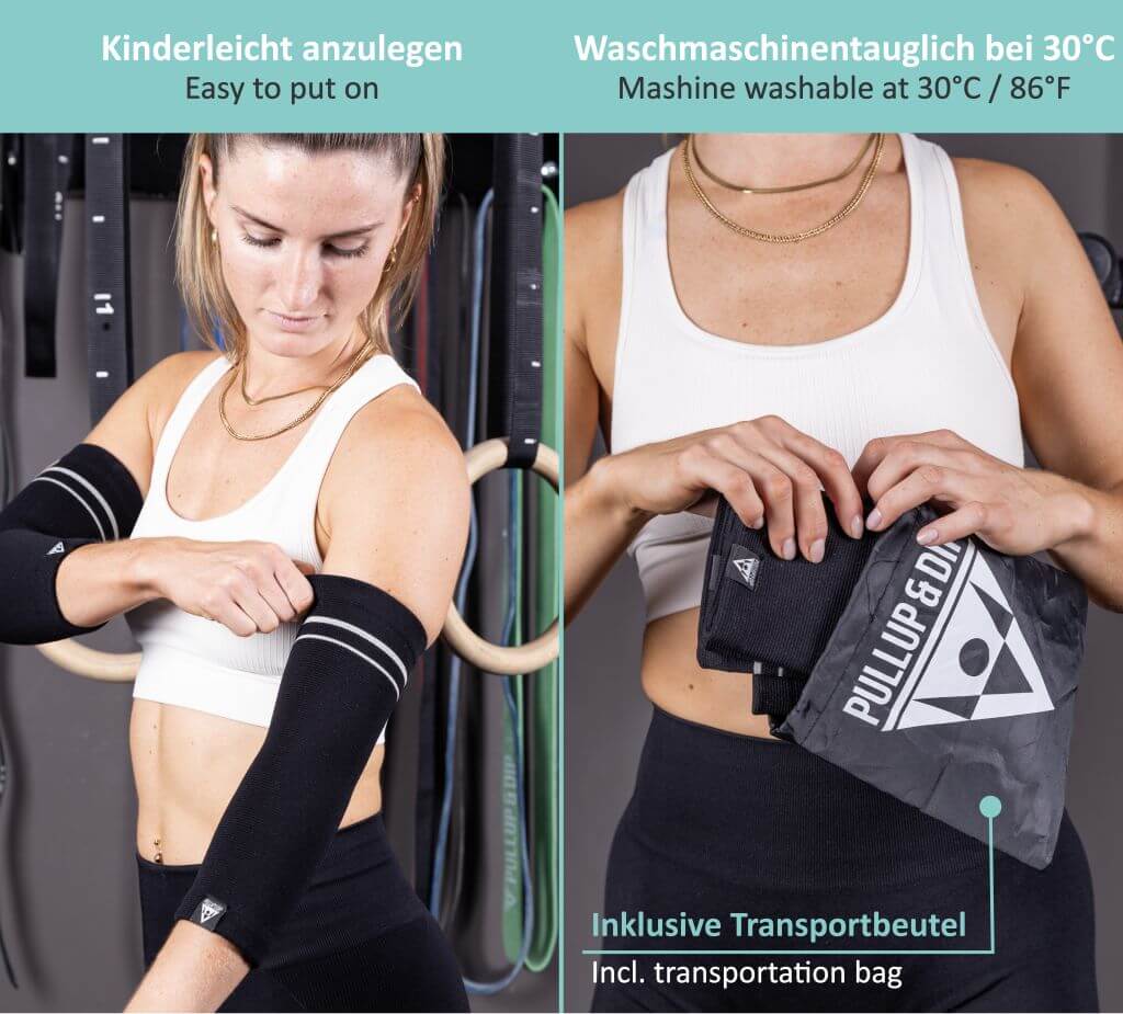 Elbow Sleeves for Sports and Everyday Life, more Stability and Performance. 1 Pair